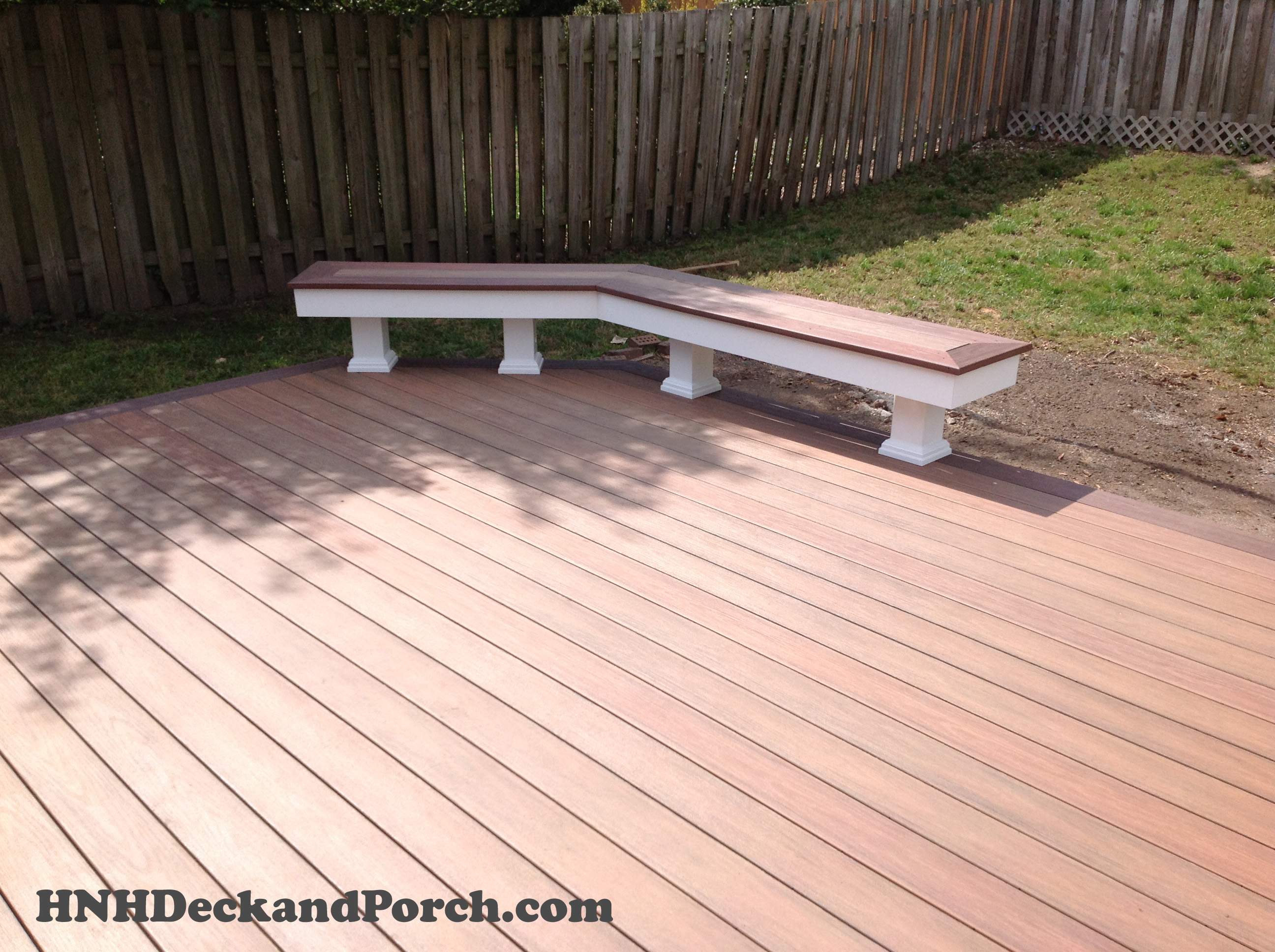 Deck renovation using Wolf PVC Decking